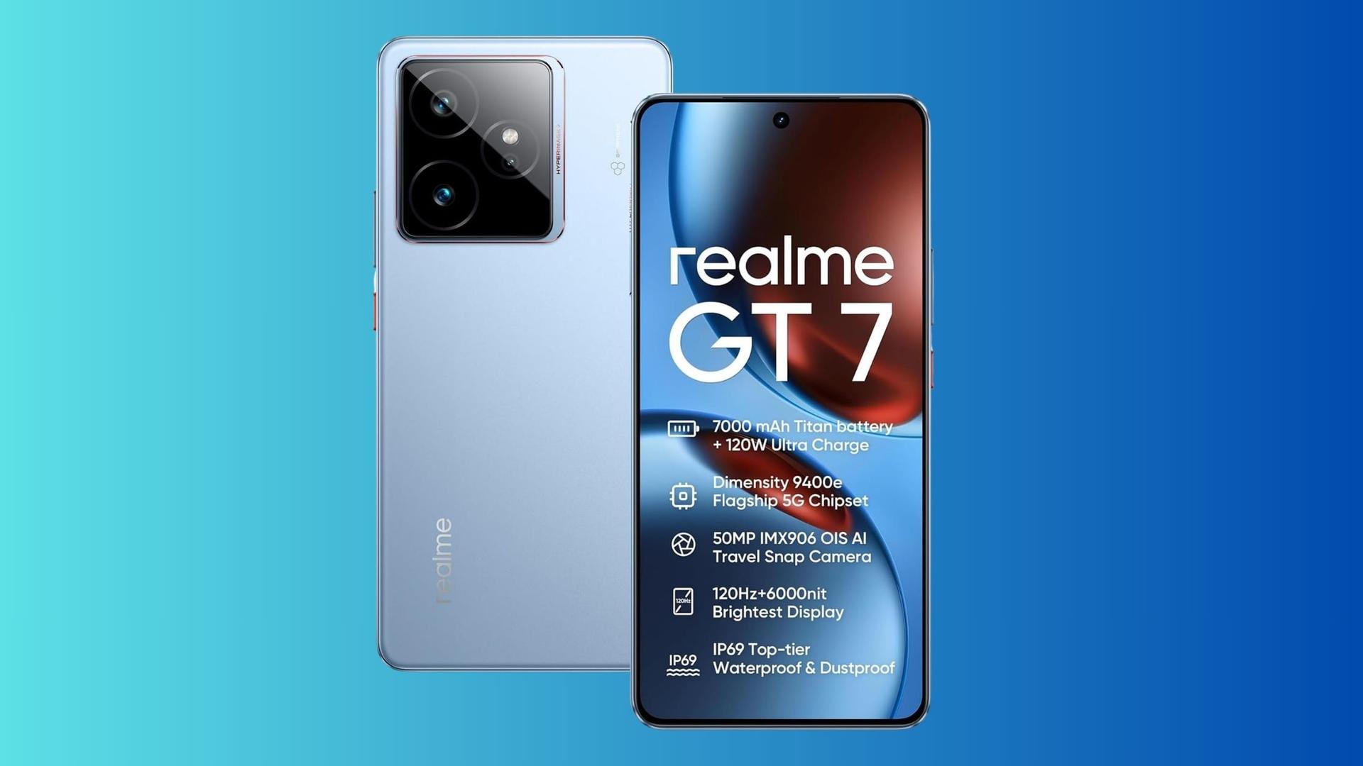 Record battu : le surpuissant realme GT 7 et sa batterie de 7000 mAh s'affiche à un prix jamais vu !