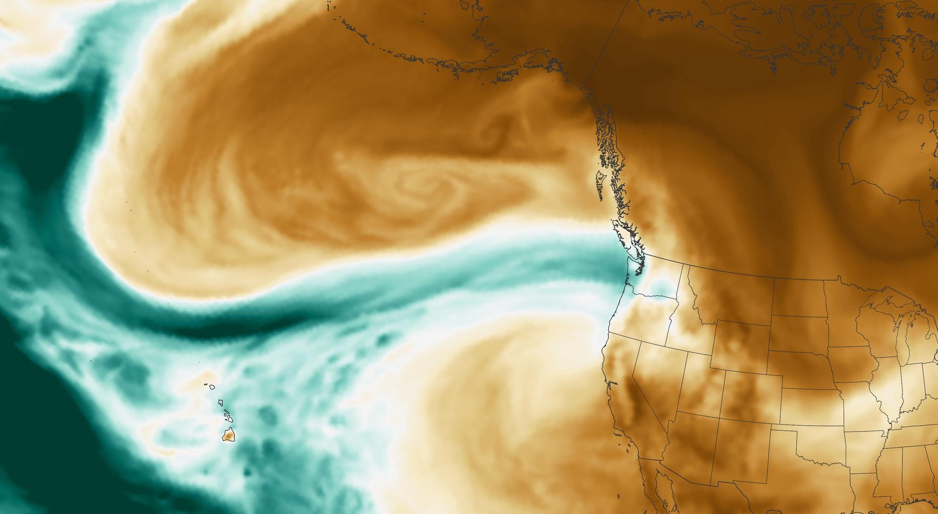 Le déplacement des rivières atmosphériques en 40 ans soulève de nouvelles inquiétudes climatiques
