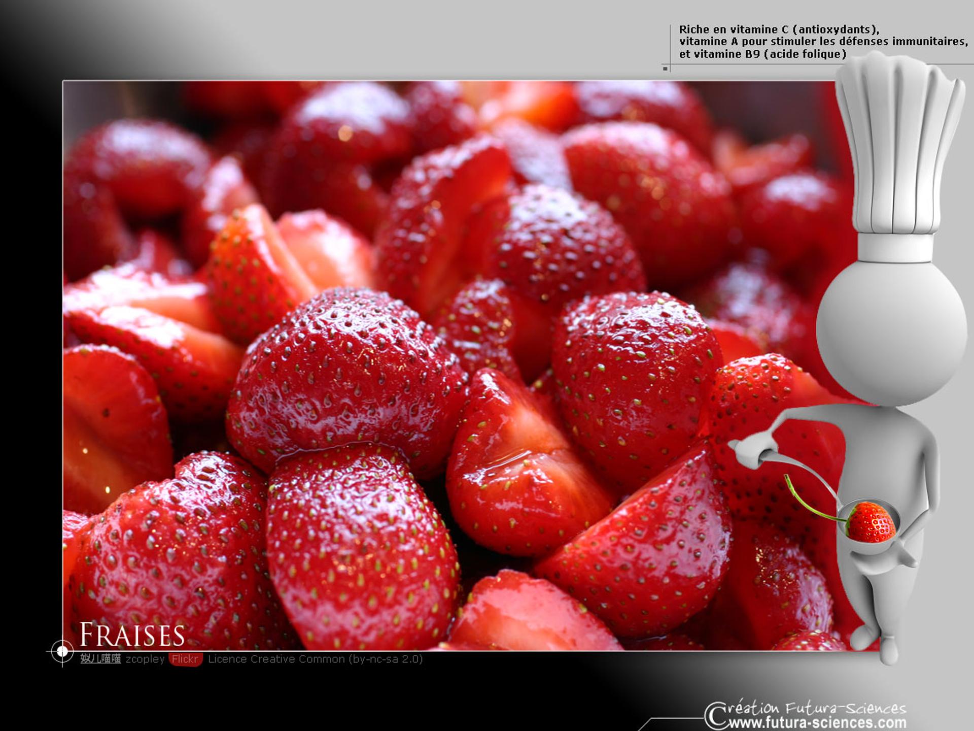 Fraise, riche en vitamine C, image size:1920x1440