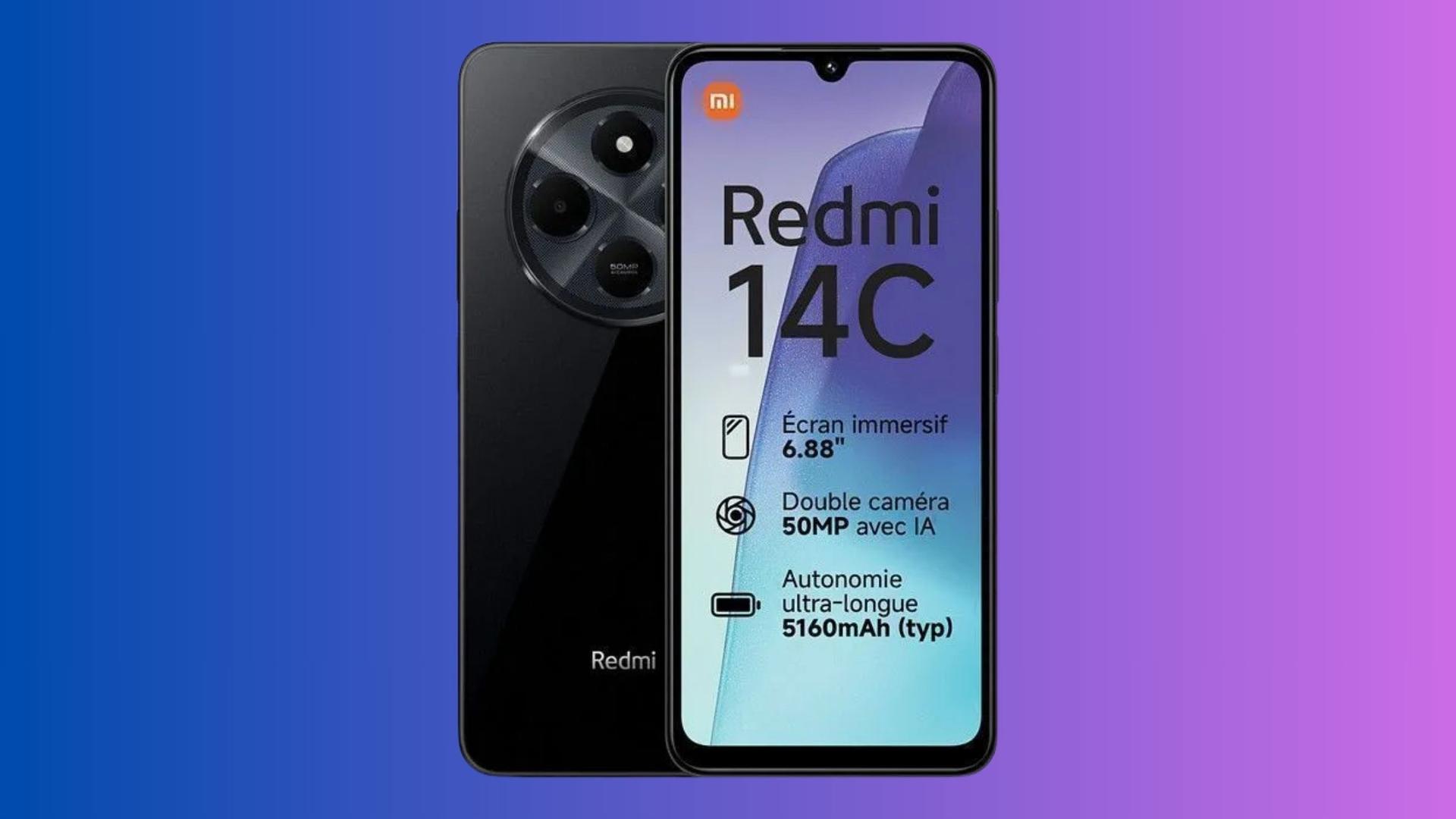 Xiaomi Redmi 14C à moins de 100 € : ce smartphone crée la surprise chez Cdiscount