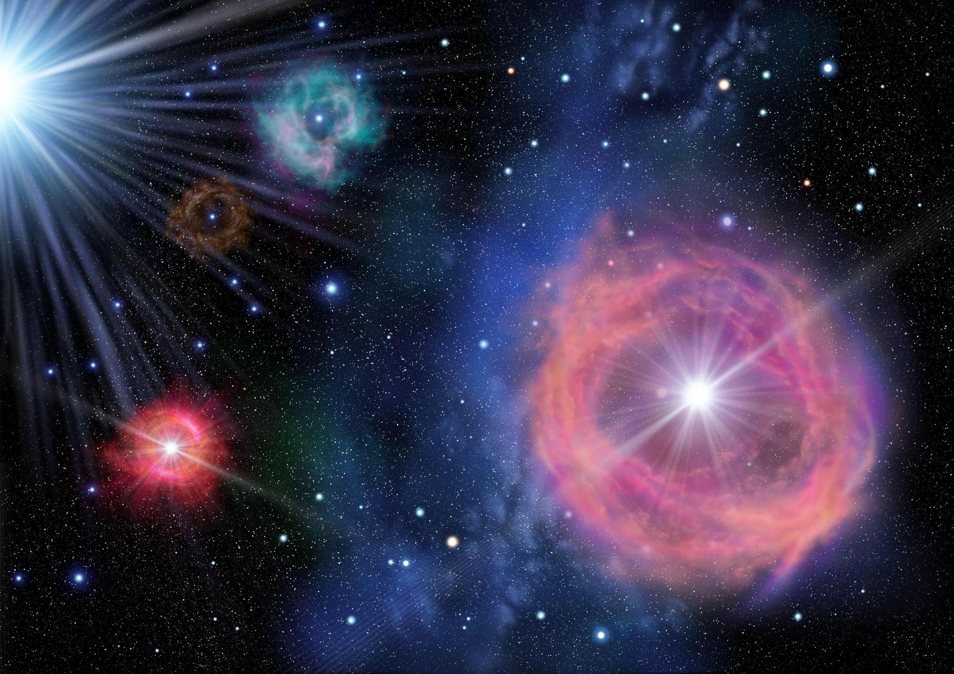 Des exoplanètes habitables peu de temps après le Big Bang ?