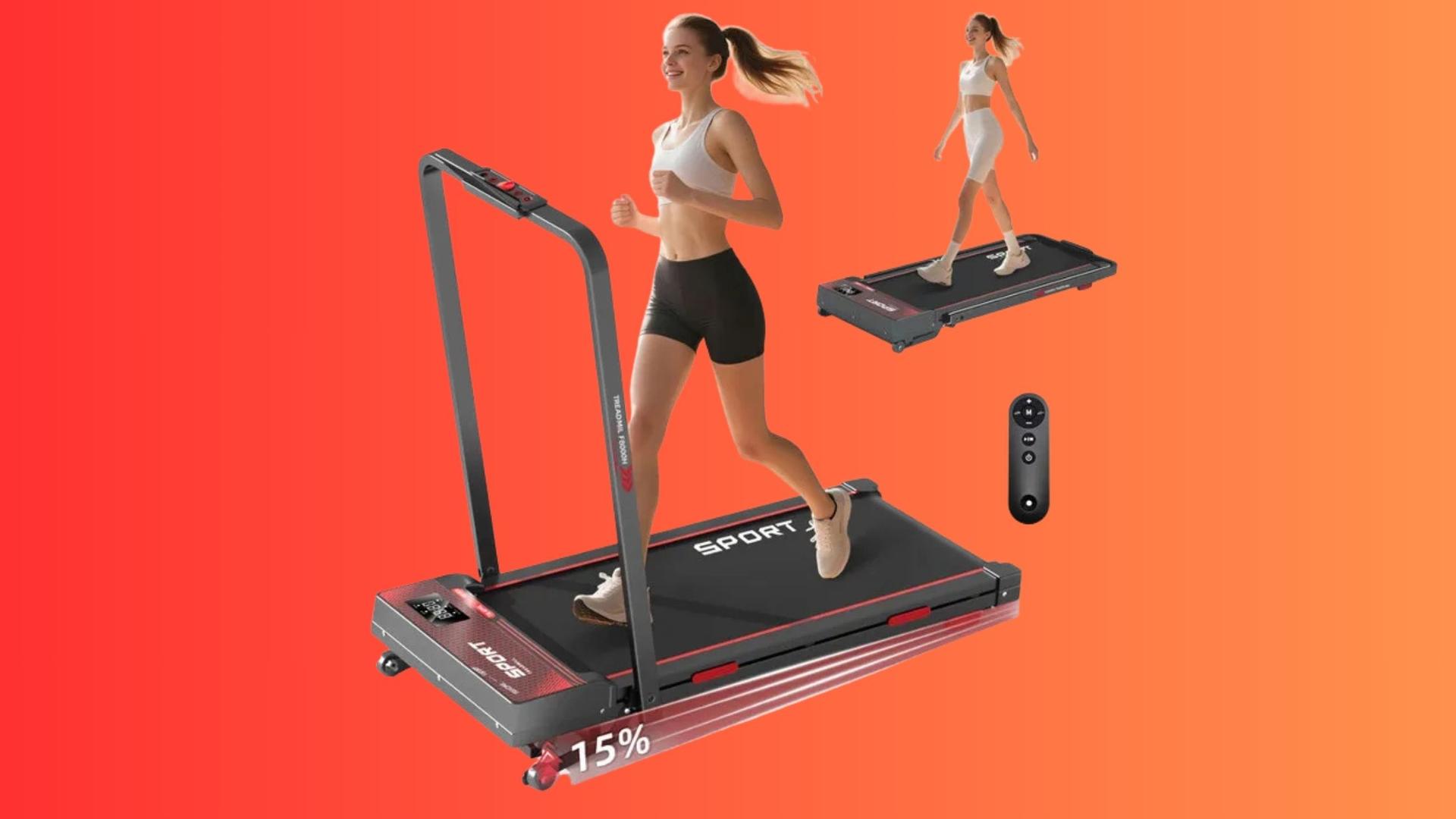 Ce tapis de course pliable et idéal pour s’entraîner chez soi voit son prix chuter de 100 €