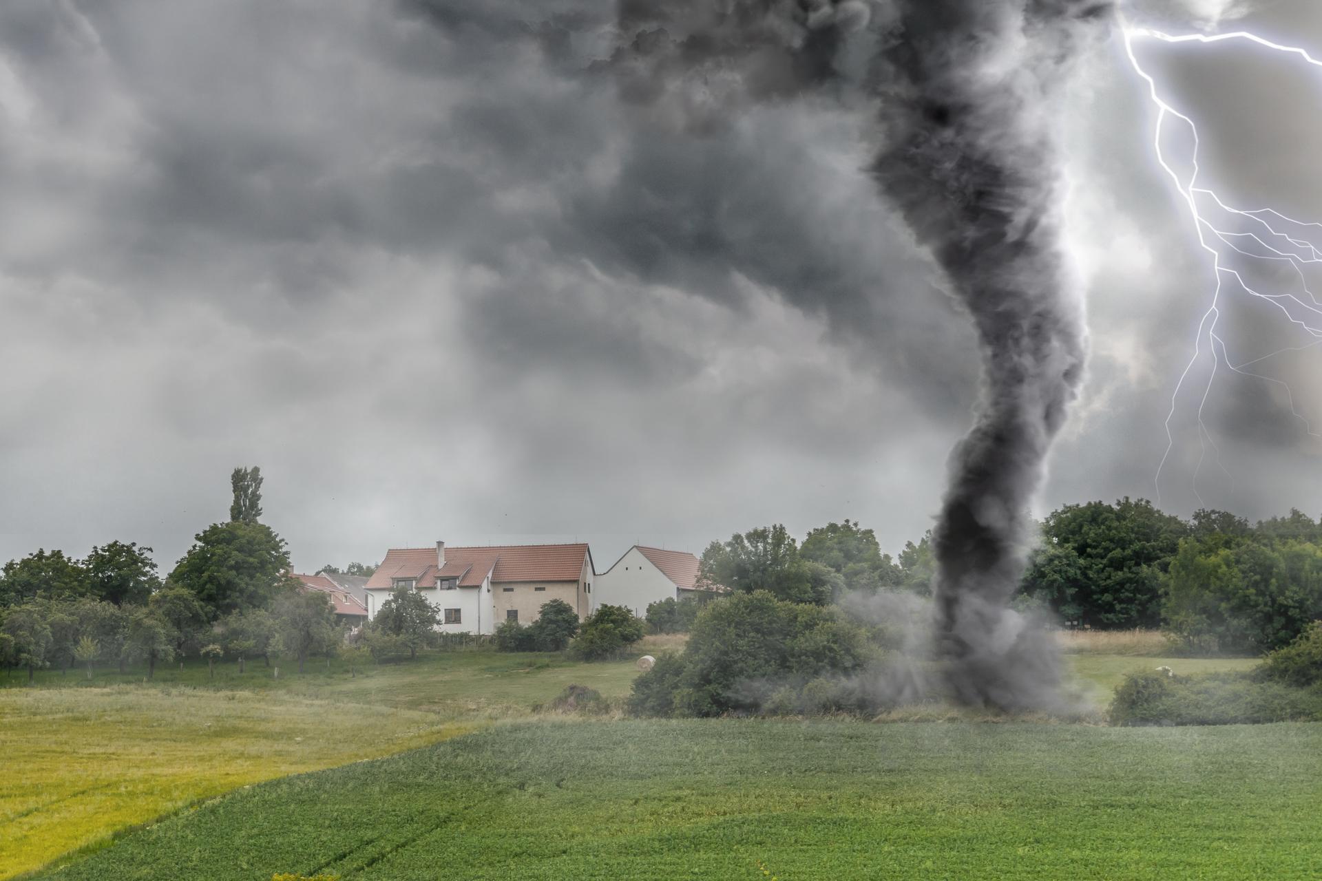 Débardeur Homme Tornade Météo Tempête Foudre Twister - Chasseur Orages