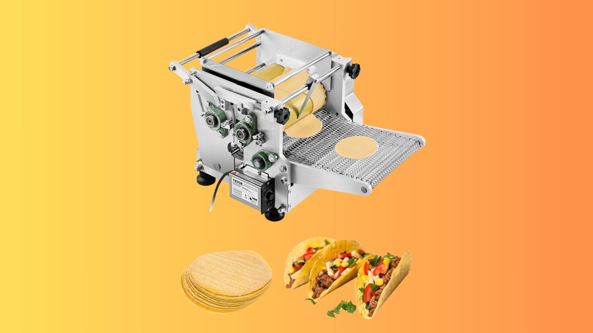 Le prix dégringole de 28 % : cette machine VEVOR enchaîne les tortillas à toute vitesse