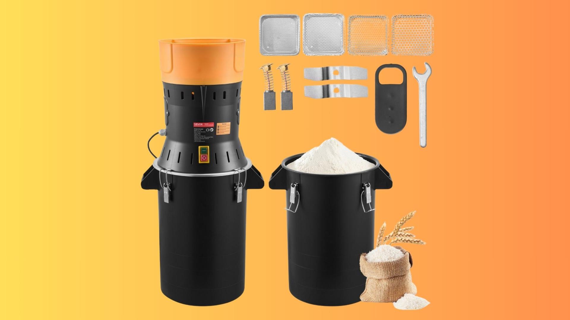 Farine, café, épices : VEVOR casse le prix de son moulin à grain électrique (-25 %)