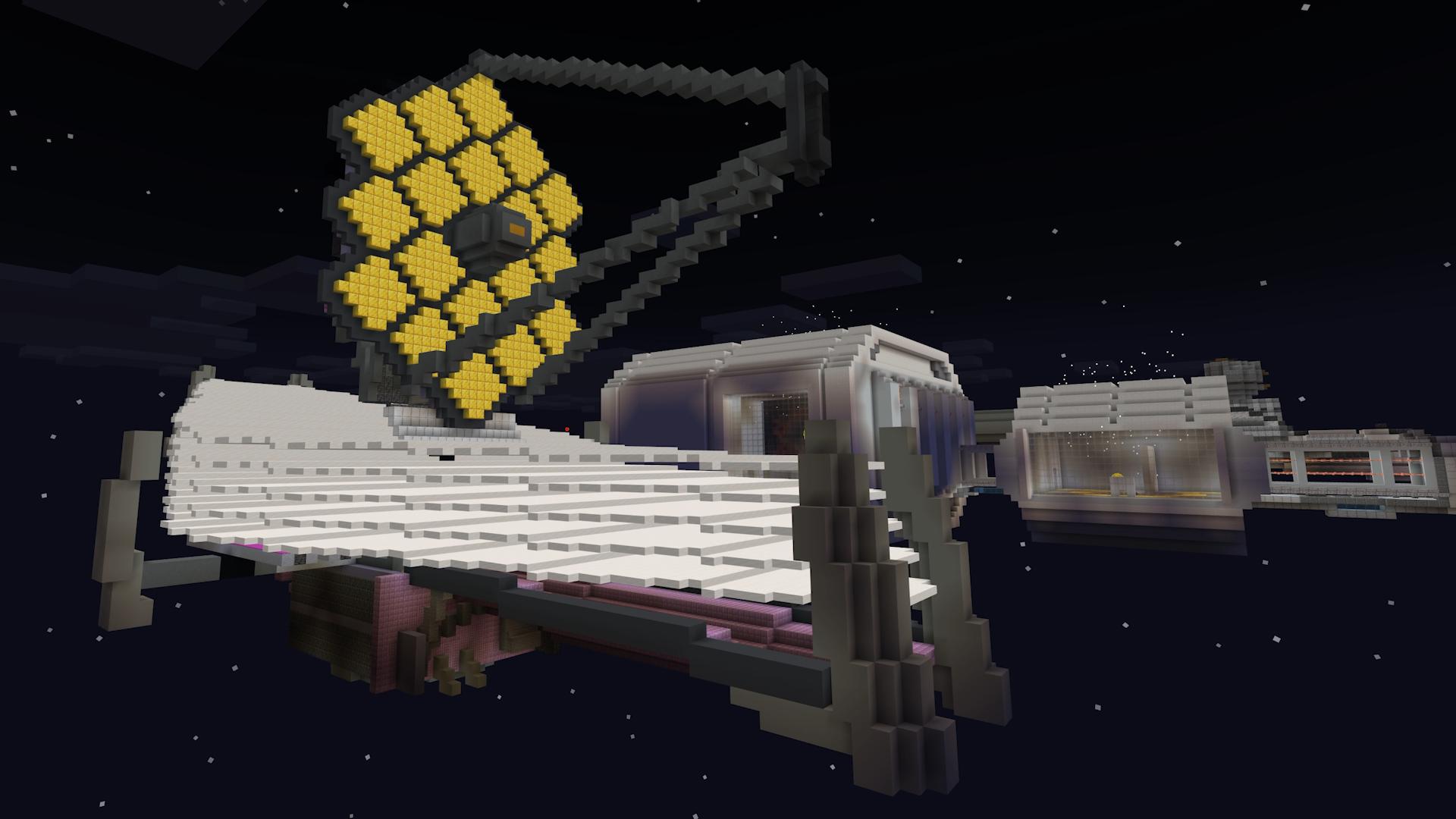 Minecraft fait équipe avec la Nasa : découvrez le télescope spatial ...