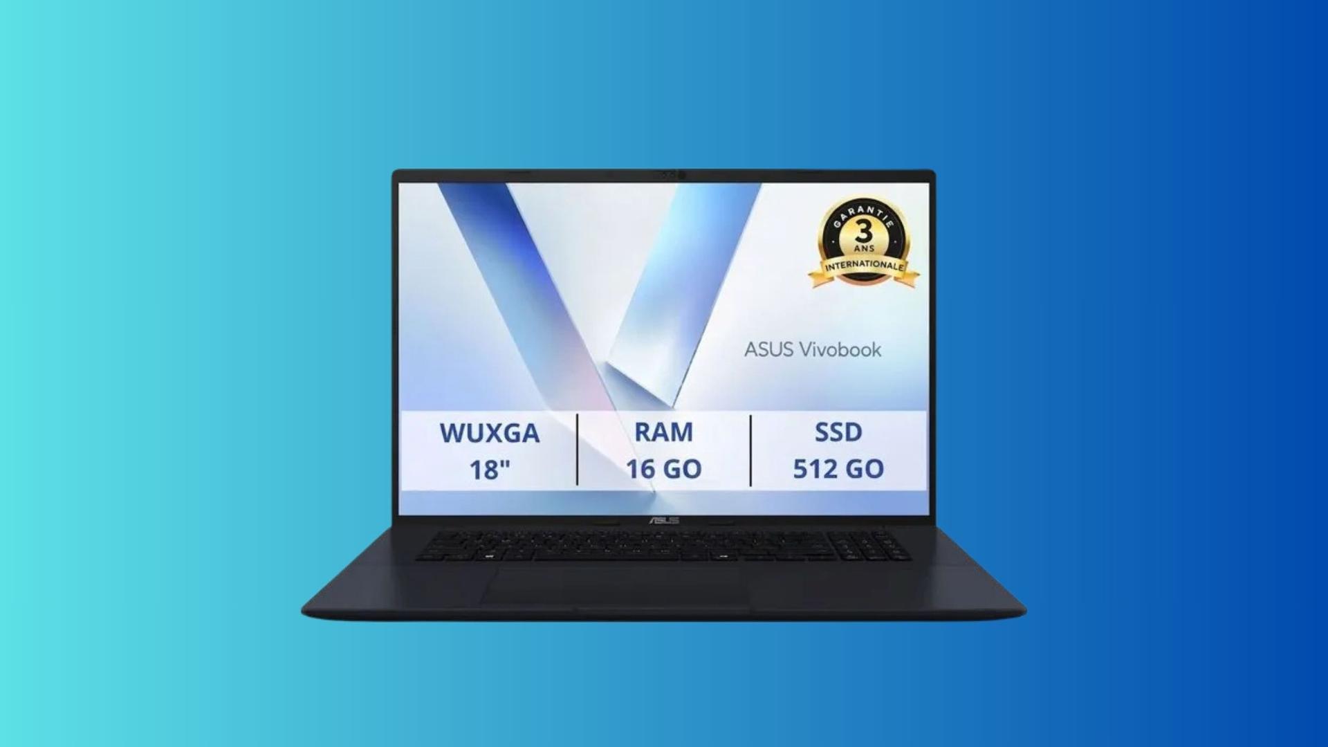 Le prix du PC Portable Asus VivoBook 18 dégringole : Cdiscount frappe très fort