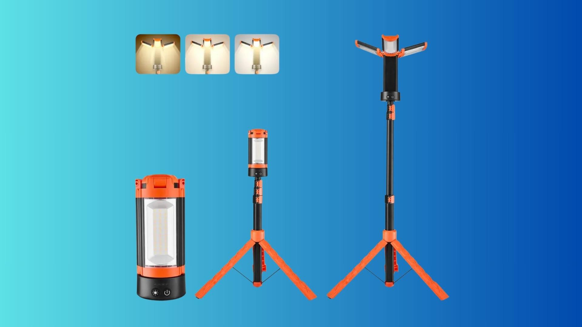 Chantier, bricolage, camping : VEVOR casse le prix de ce projecteur LED polyvalent !