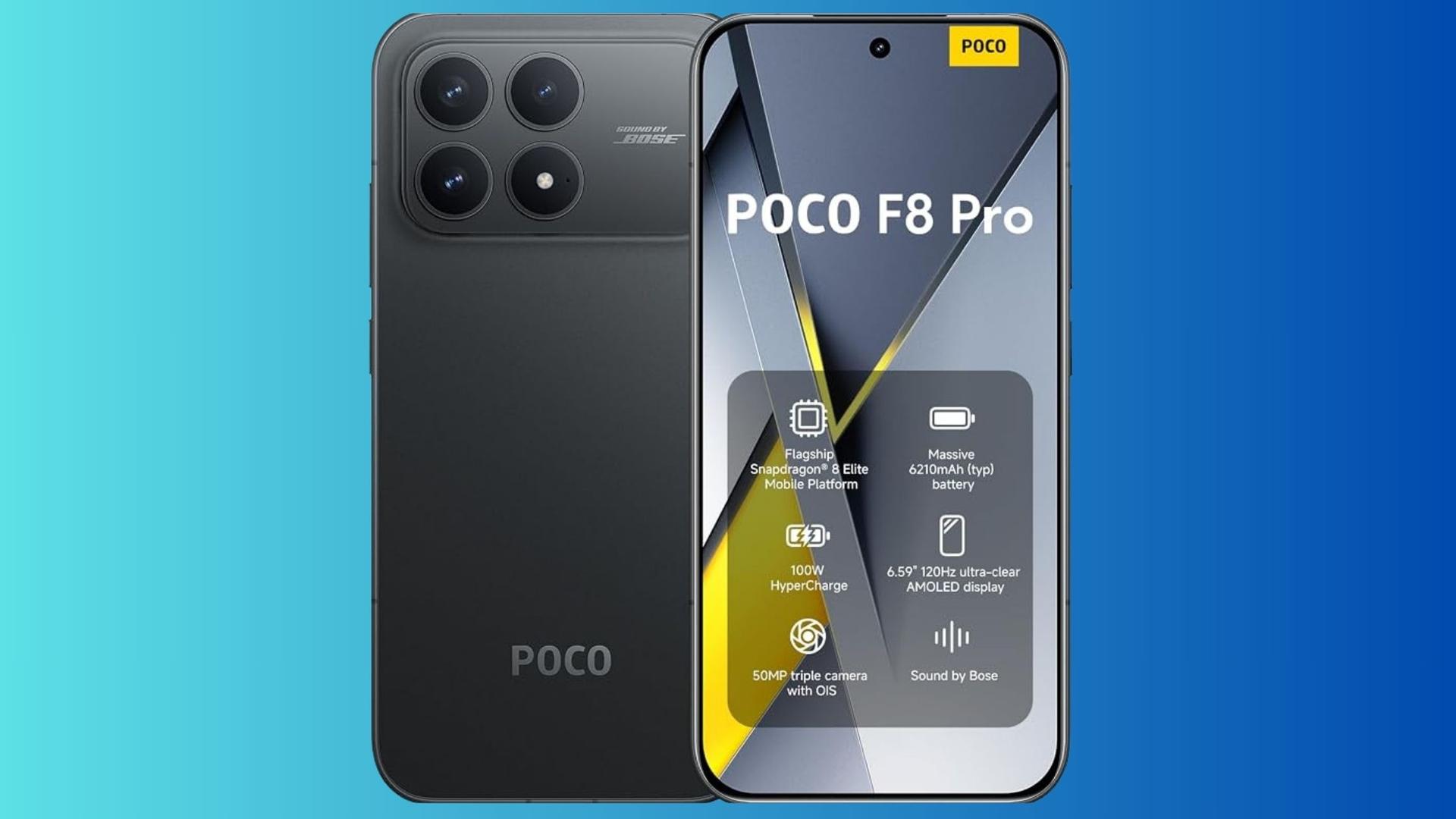 Amazon lâche une promo qui fait vibrer le Xiaomi Poco F8 Pro