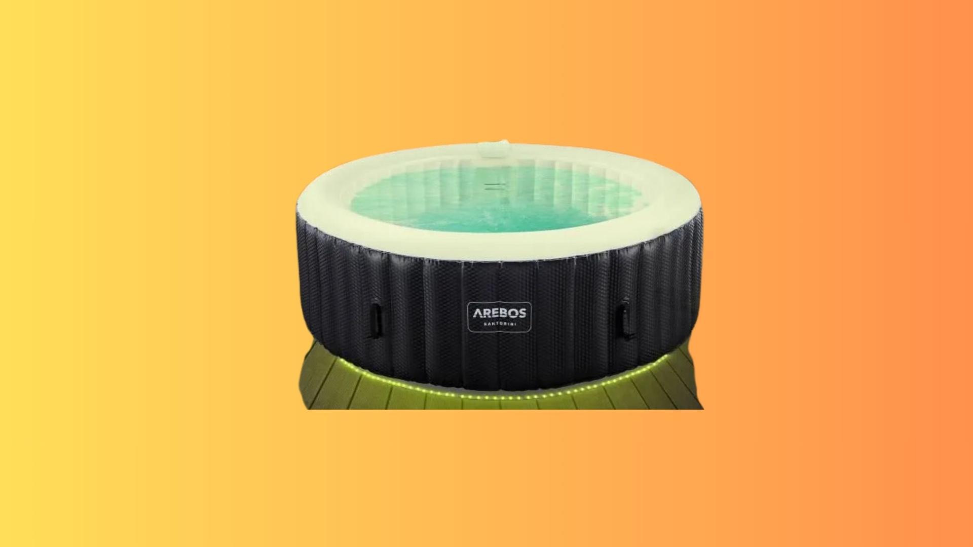 Plus de 200 € de remise : les soldes mettent ce spa Arebos à portée de main