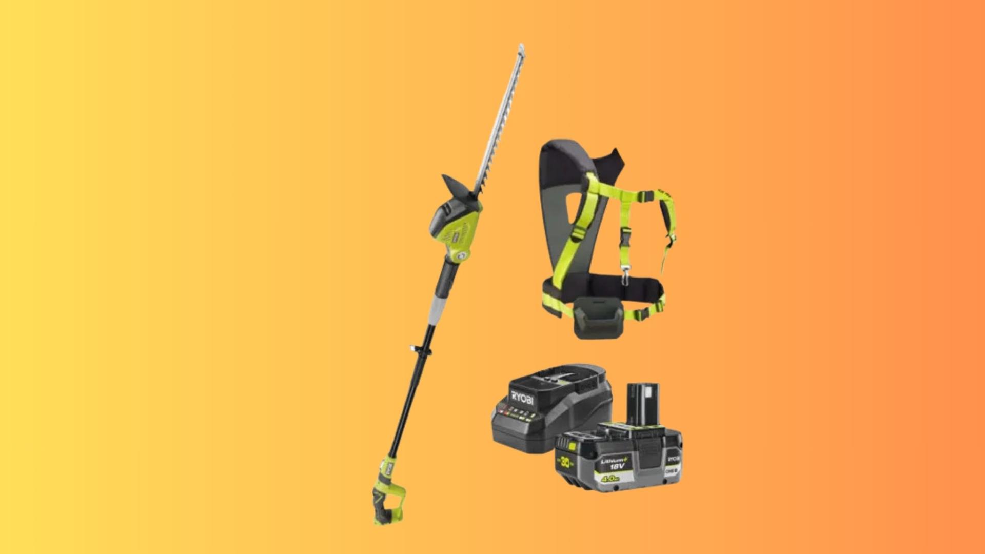 Cdiscount massacre le prix de ce taille-haies RYOBI avec une double réduction