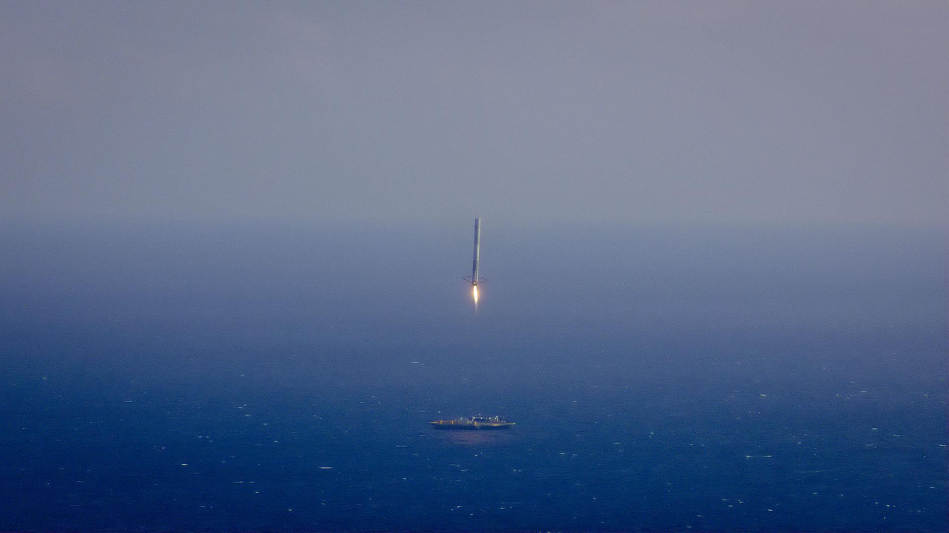 Crash : SpaceX manque de peu le second atterrissage du Falcon 9