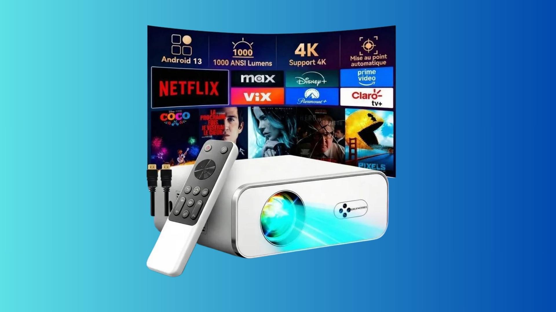 Le home cinéma géant à prix mini : -43 % sur ce vidéoprojecteur 4K qui affole le Black Friday