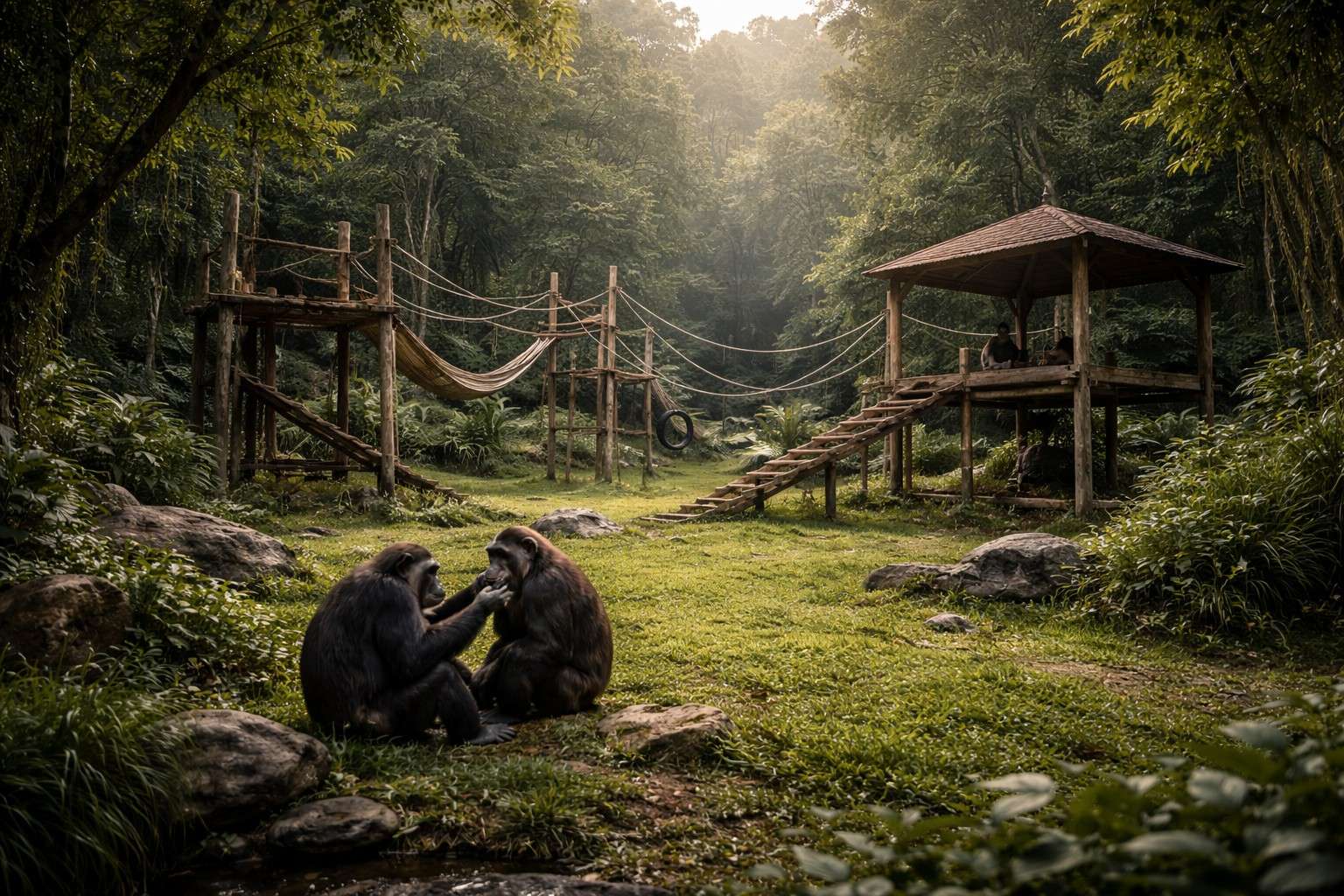 Singes sauvés de captivité : comment ils réapprennent à vivre après les traumatismes