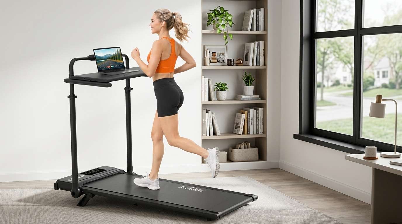 Ce tapis de course Mr. Gymlee est l'un des plus accessibles et complet du marché