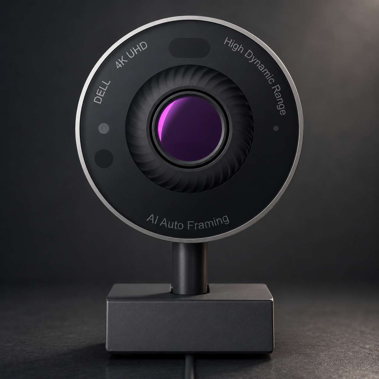 Cette webcam Dell 4K à 132 ¬ embarque un capteur Sony STARVIS, le HDR, l'autofocus et Windows Hello
