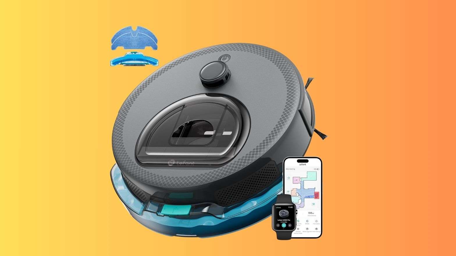 Libérez-vous du ménage avec le robot aspirateur Lefant M330 Pro à -74% !