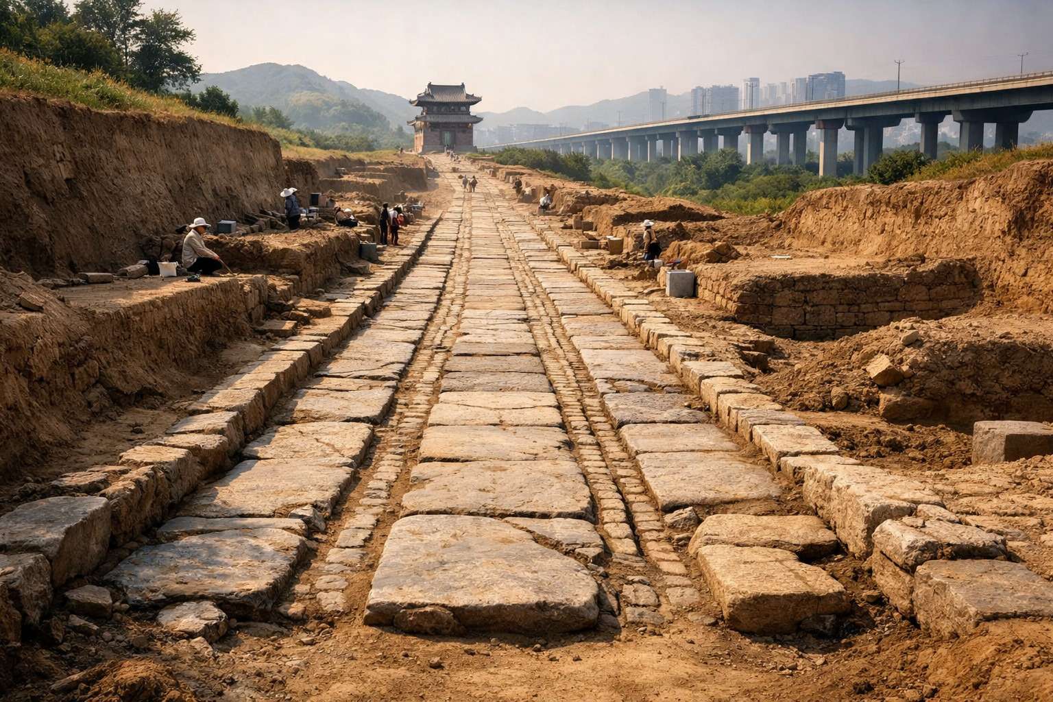 La Chine exhume une route impériale de 2 200 ans qui défie nos autoroutes modernes