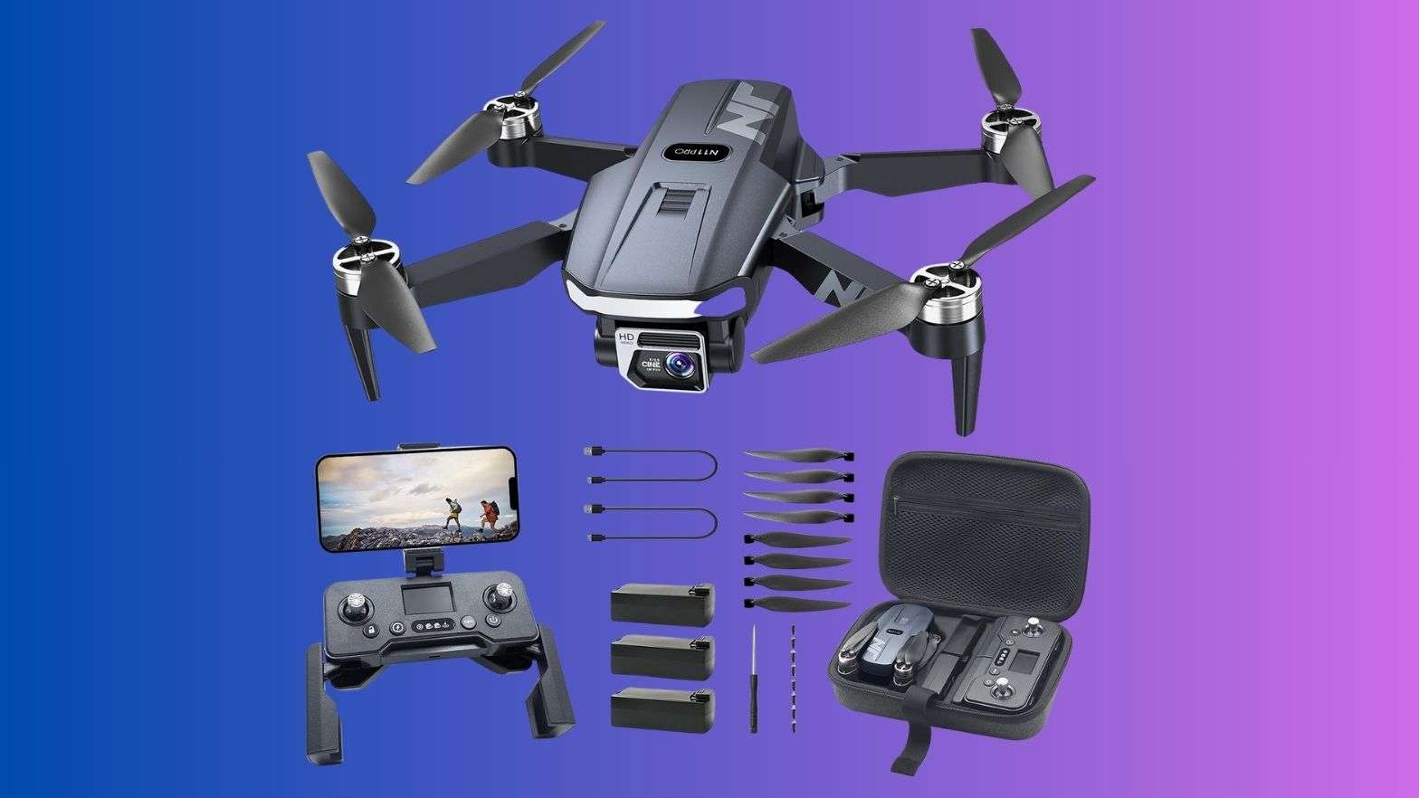 Le drone Nafyre N11 pro est à MOITIÉ PRIX : des images 4K pour 129,99¬ seulement !