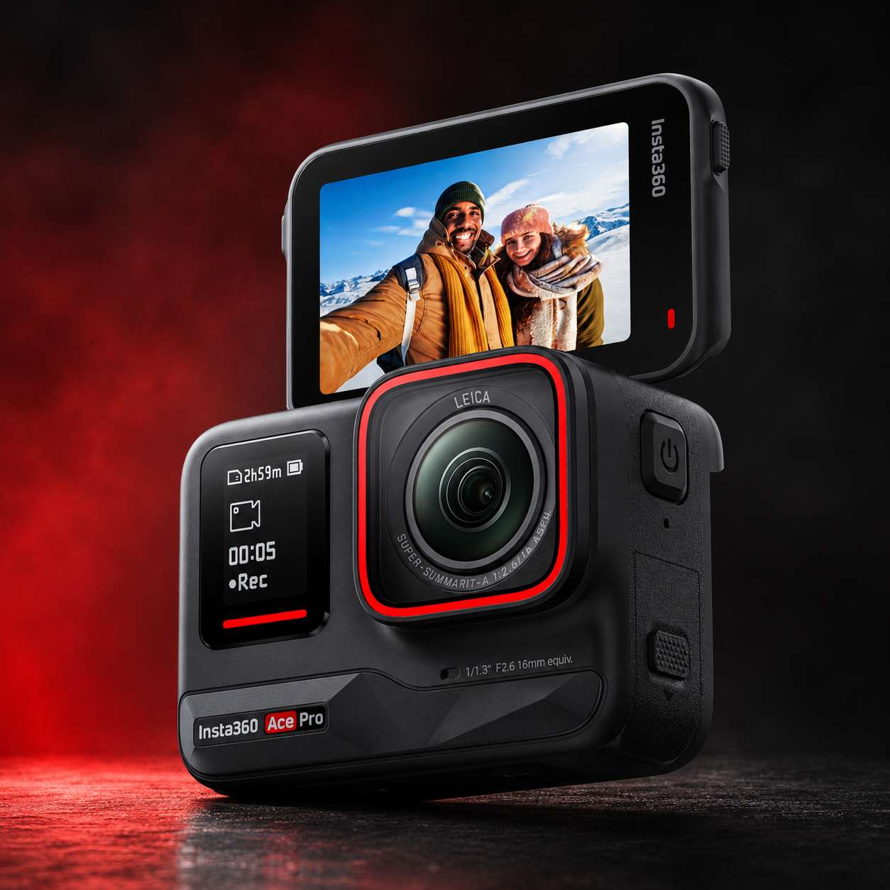 L'Insta360 Ace Pro à moins de 260 ¬ : capteur Leica 1/1,3", HDR 8K et écran rotatif 2,4 pouces pour la caméra d'action qui rebat les cartes face à la GoPro