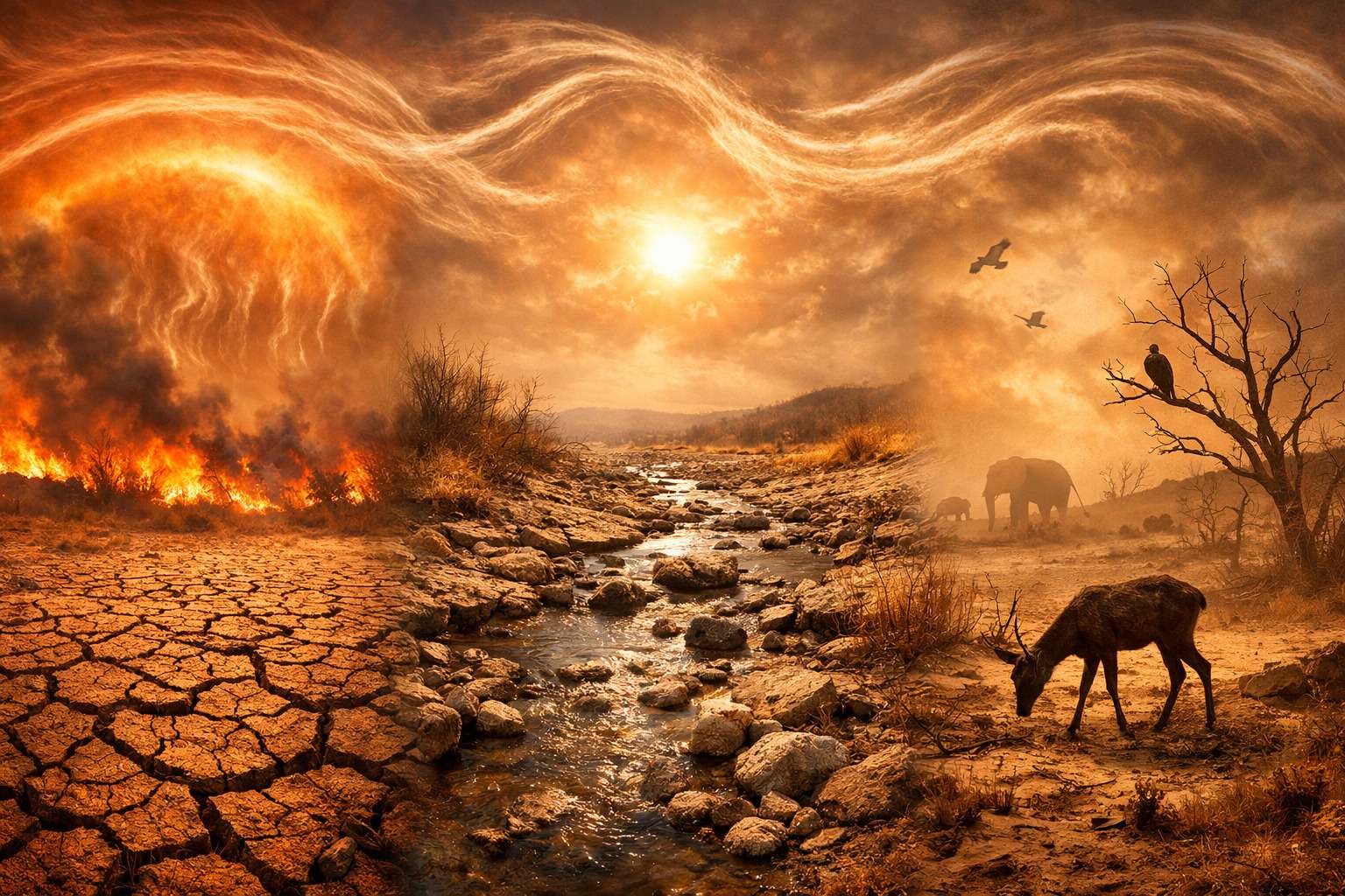 Les scientifiques ont identifié les 3 bouleversements climatiques qui frapperont en premier... certains ont déjà commencé