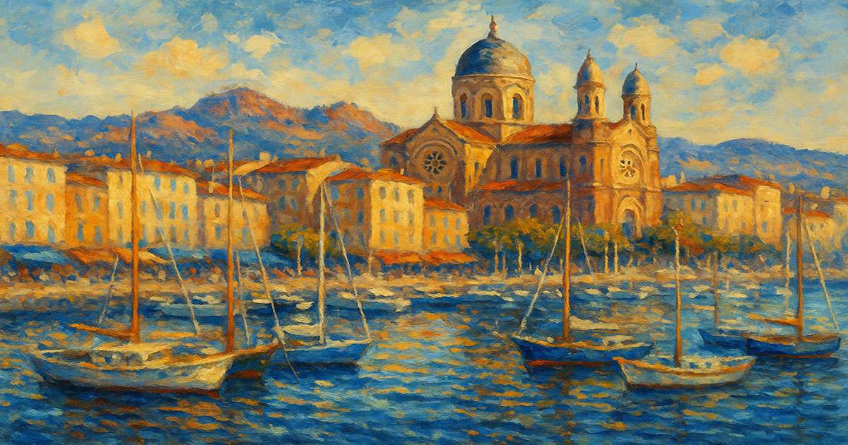 On dirait une peinture… cette vision de Saint-Raphaël fascine