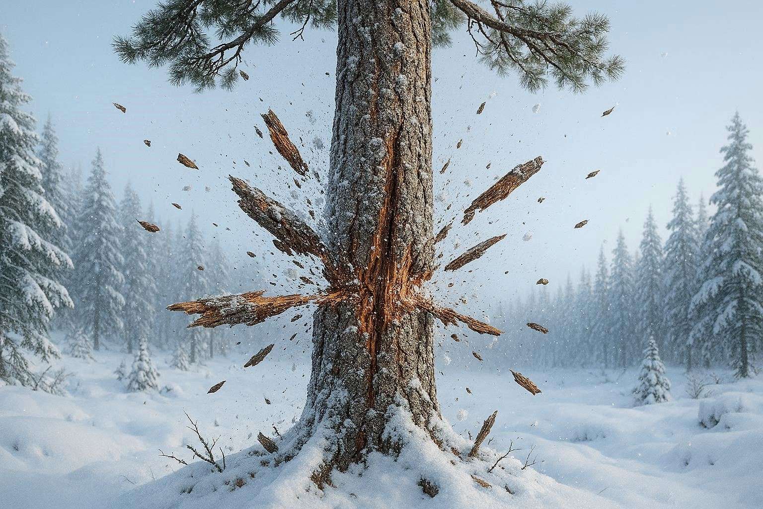 Des arbres qui « explosent » sous -45 °C : ce phénomène réel qui affole les États-Unis en proie au vortex polaire