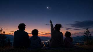 À ne pas manquer ce soir : deux astres parmi les plus brillants du ciel vont apparaître côte à côte