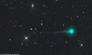 Une comète kamikaze s'approche du Soleil : surveillez bien le ciel, on pourrait la voir se briser !