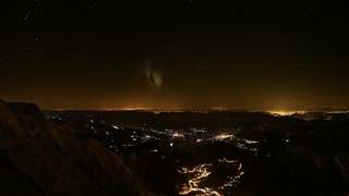 Photo de la semaine : à une époque, on aurait parlé d’Ovni, découvrez la spirale éthérée qui a envoûté les Alpes