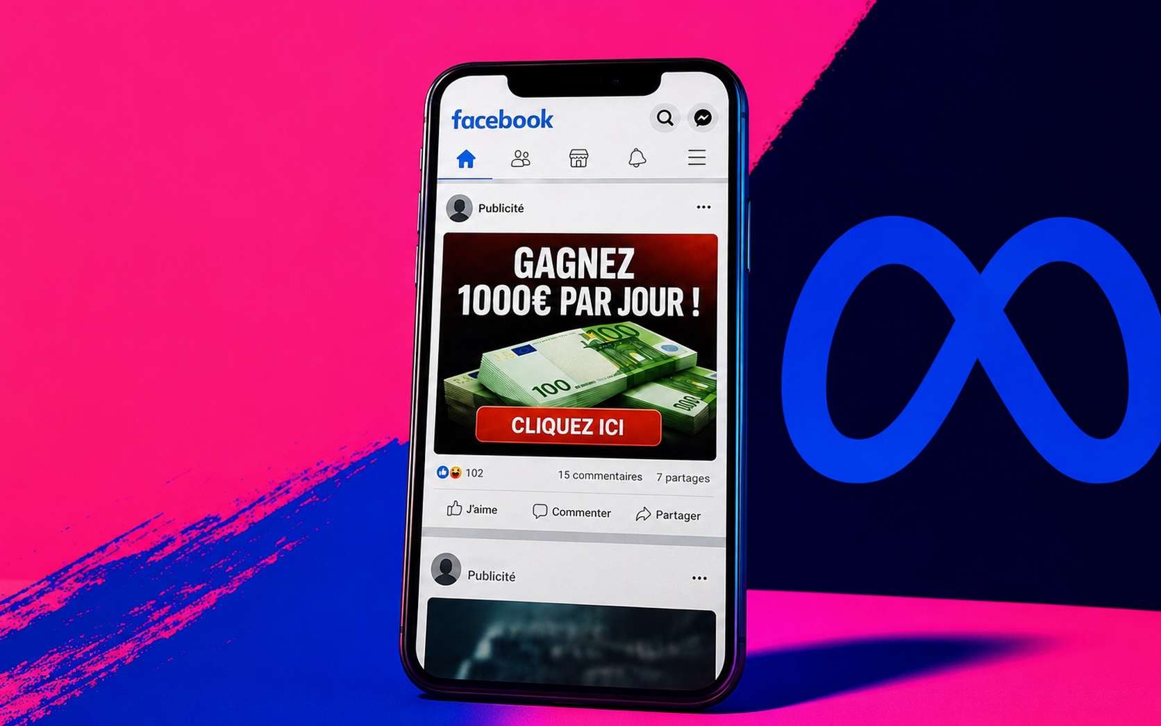 Arnaques sur Facebook : des documents internes accusent Meta d'avoir laissé faire
