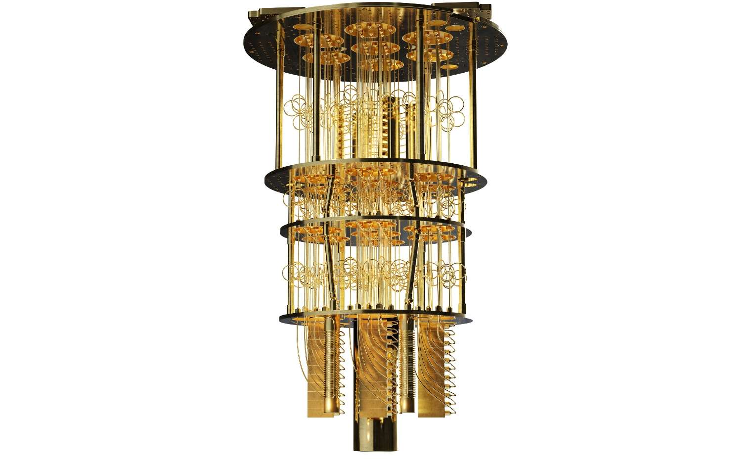 Ordinateur quantique : la vraie raison derrière ces étranges machines en forme de lustre futuriste