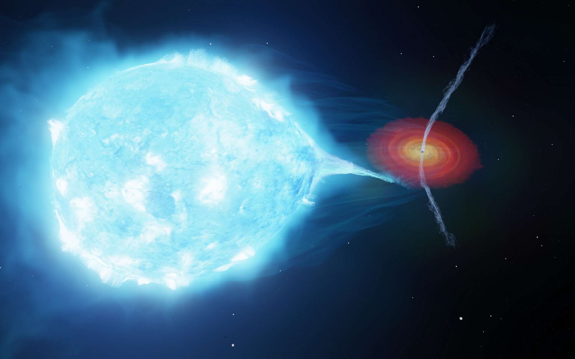 Un télescope virtuel de la taille de la Terre a mesuré des jets d'un trou noir à 10 000 soleils de puissance !