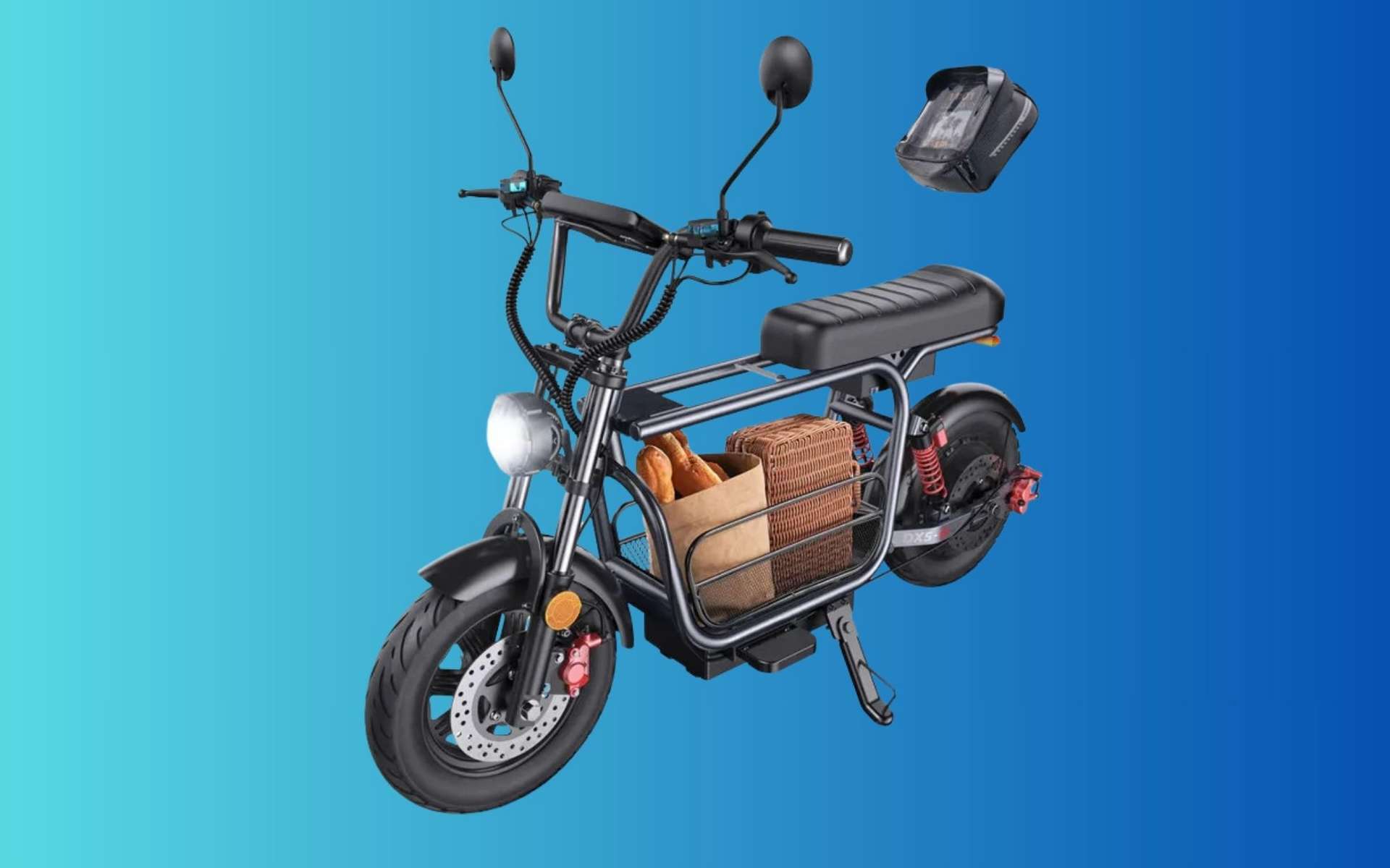 Cette trottinette électrique embarque siège, panier... et une remise de 30 % pour les soldes