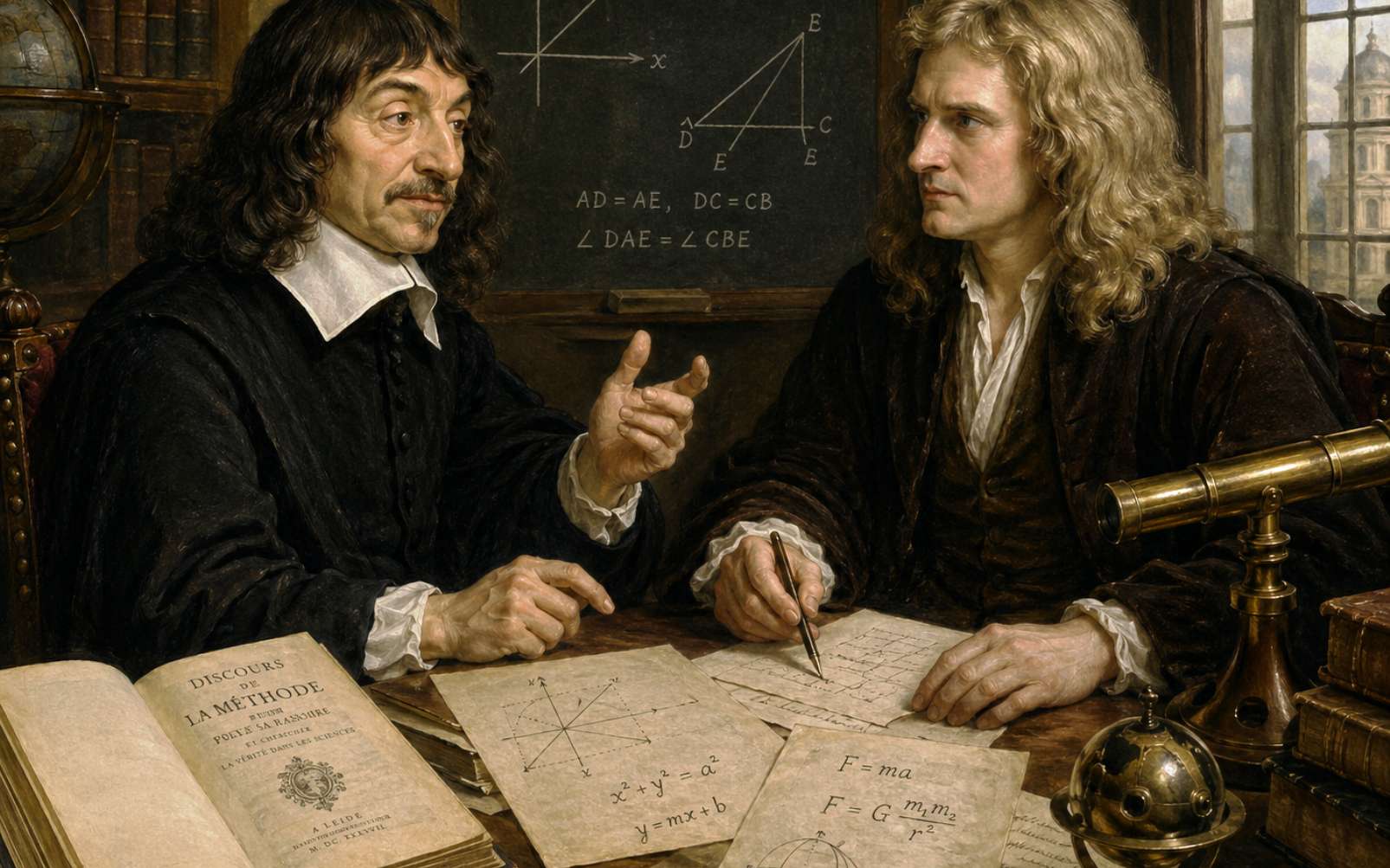 Thalès, Pascal, Turing... l'IA ressuscite les grands mathématiciens en profs de fac dans des vidéos pleines de clins d'Sil