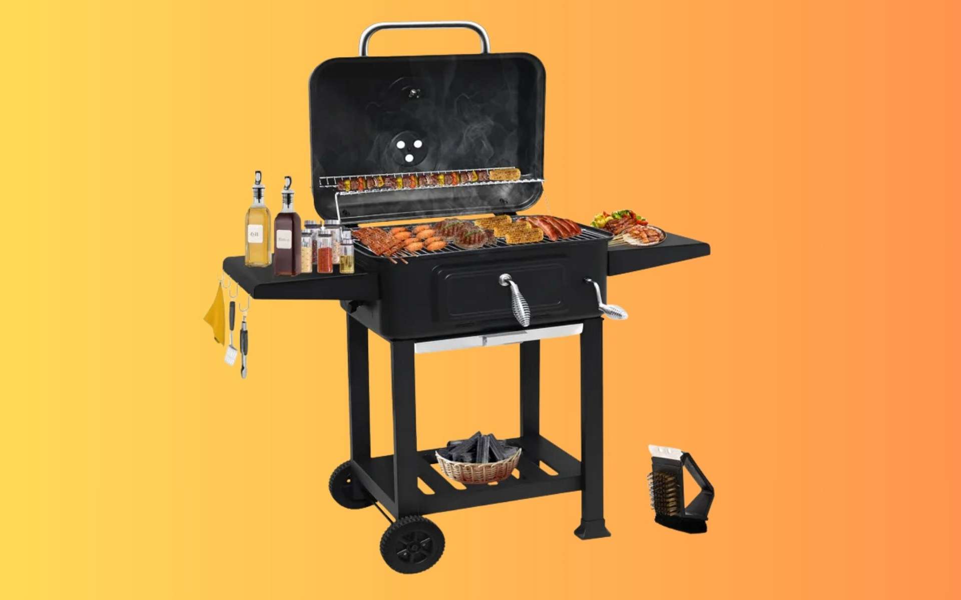 Ce barbecue à charbon de bois voit son prix fondre juste avant le temps des grillades