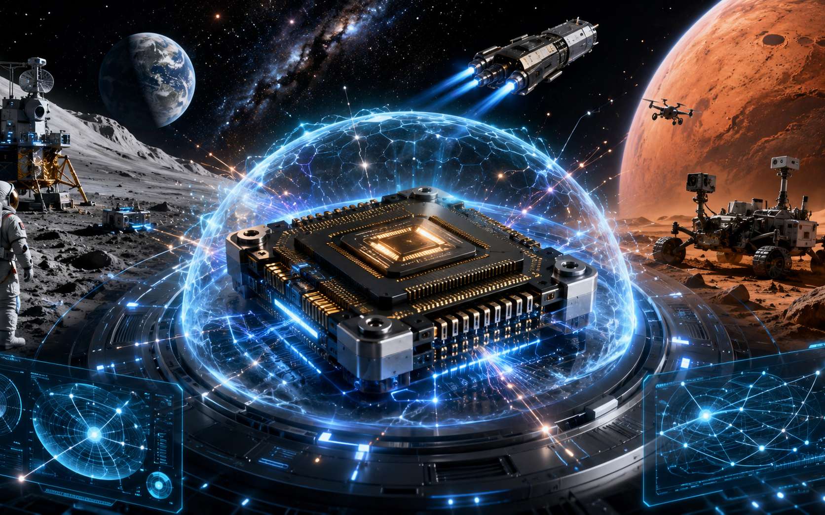 La Nasa teste une puce 500 fois plus puissante qui pourrait changer l'exploration spatiale