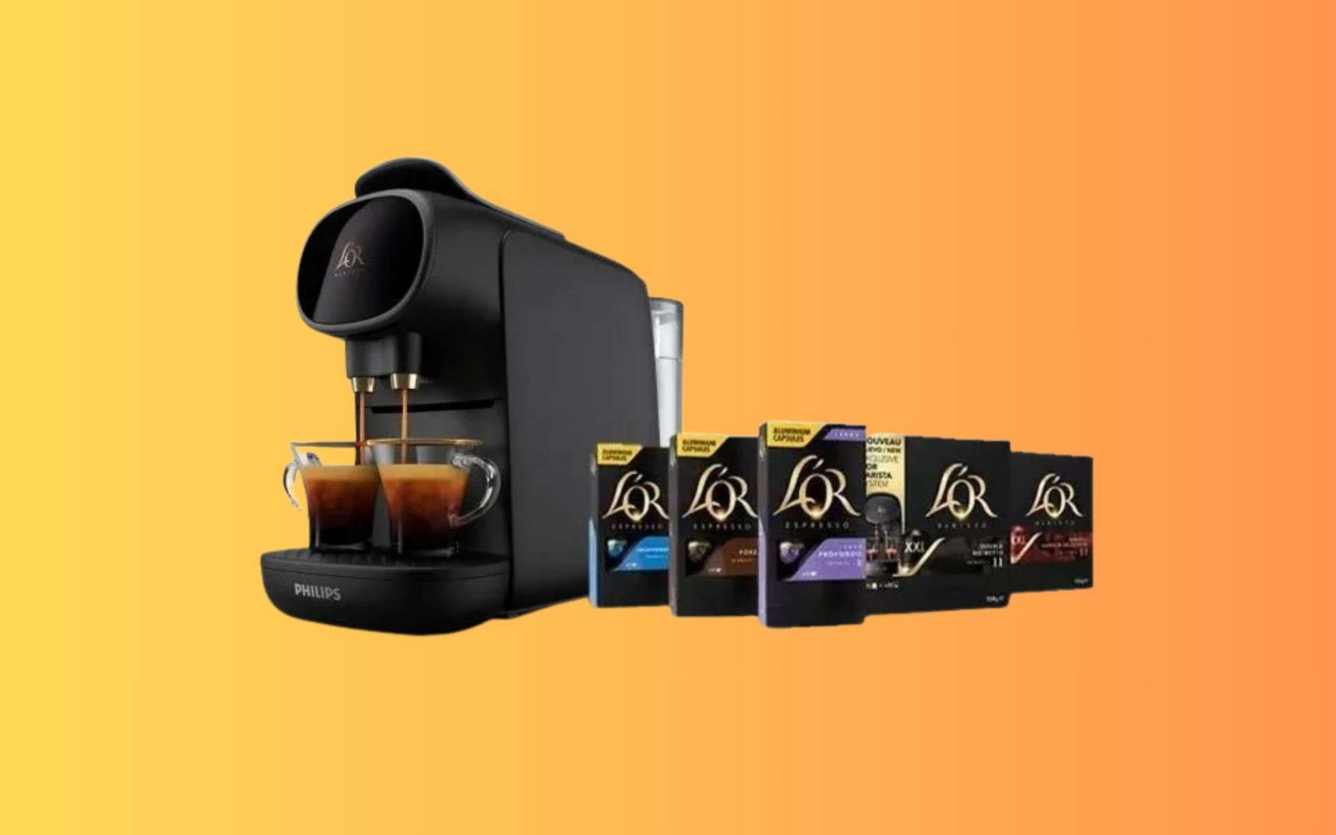 Cdiscount casse le prix de cette machine à café Philips avec 50 capsules offertes