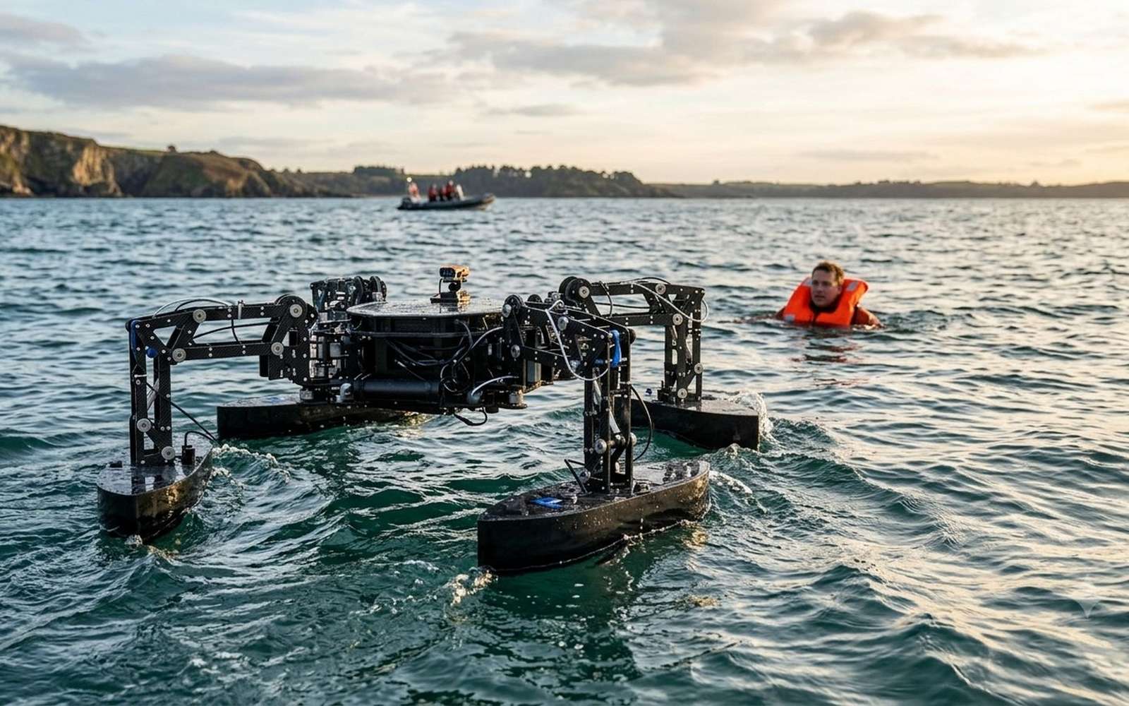 Des chercheurs créent un robot-araignée capable de retrouver et d’aider des victimes dans l’eau