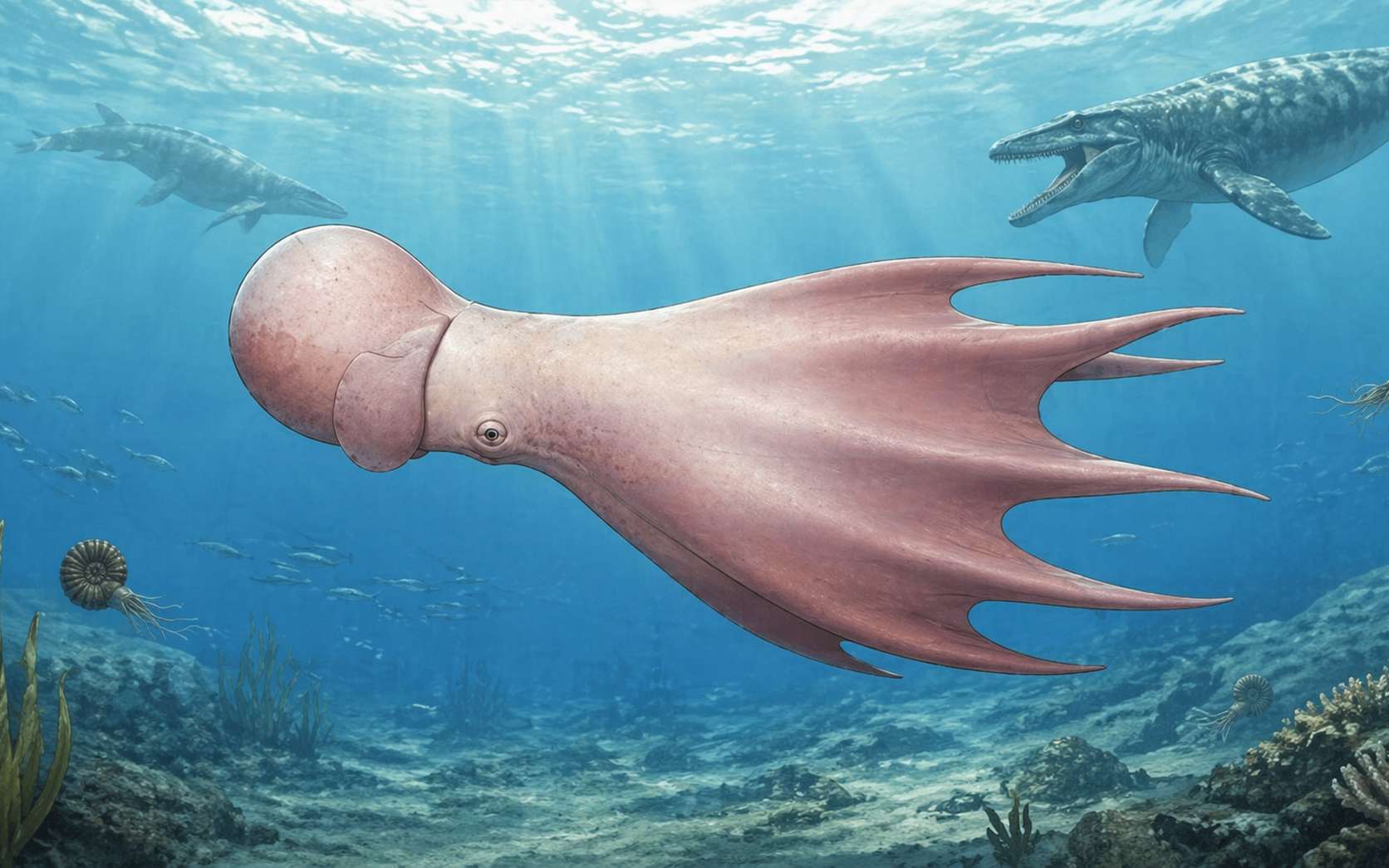 C'est presque irréel : des chercheurs révèlent un kraken préhistorique de 19 mètres qui semait la terreur dans l'océan