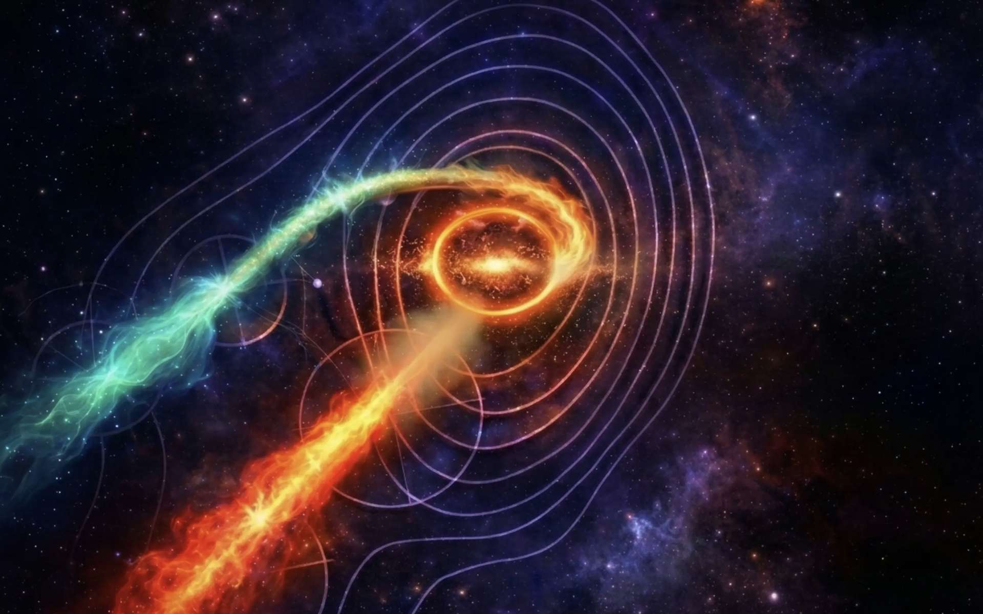 C'est l'excitation chez les astronomes : deux trous noirs monstrueux détectés alors qu'ils vont fusionner !