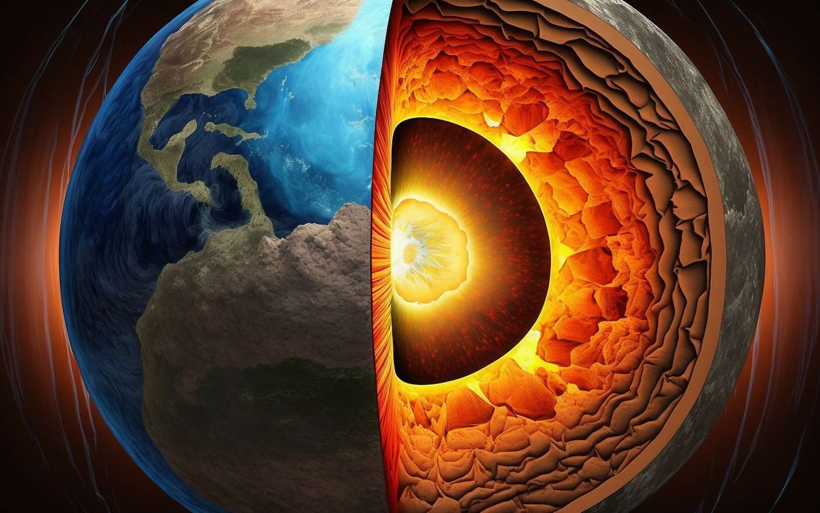 Le noyau de la Terre cacherait assez d’hydrogène pour former jusqu’à 45 océans !