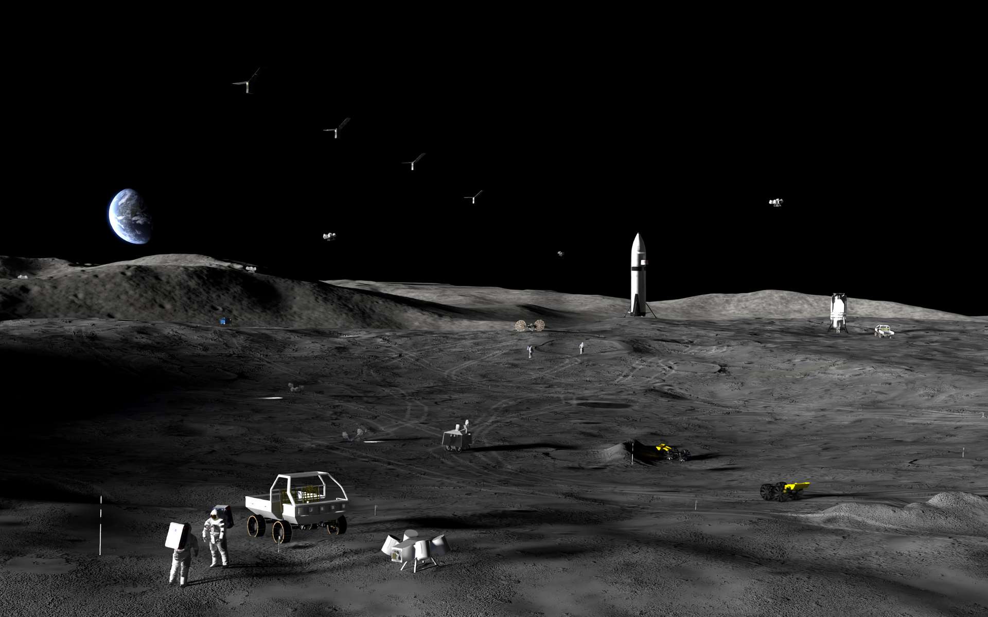 Retour sur la Lune : comment la Nasa prépare le terrain avant d'y envoyer des humains