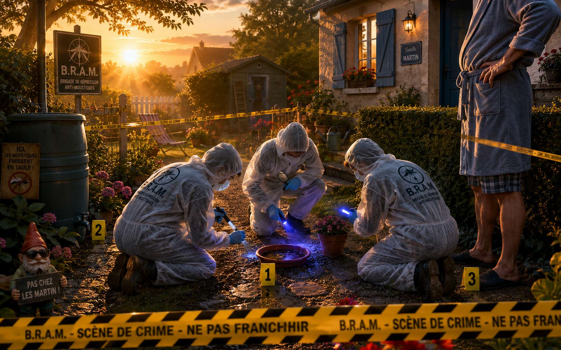 Un piqueur en série rôde dans le jardin : suivez l'enquête qui démasque le moustique tigre