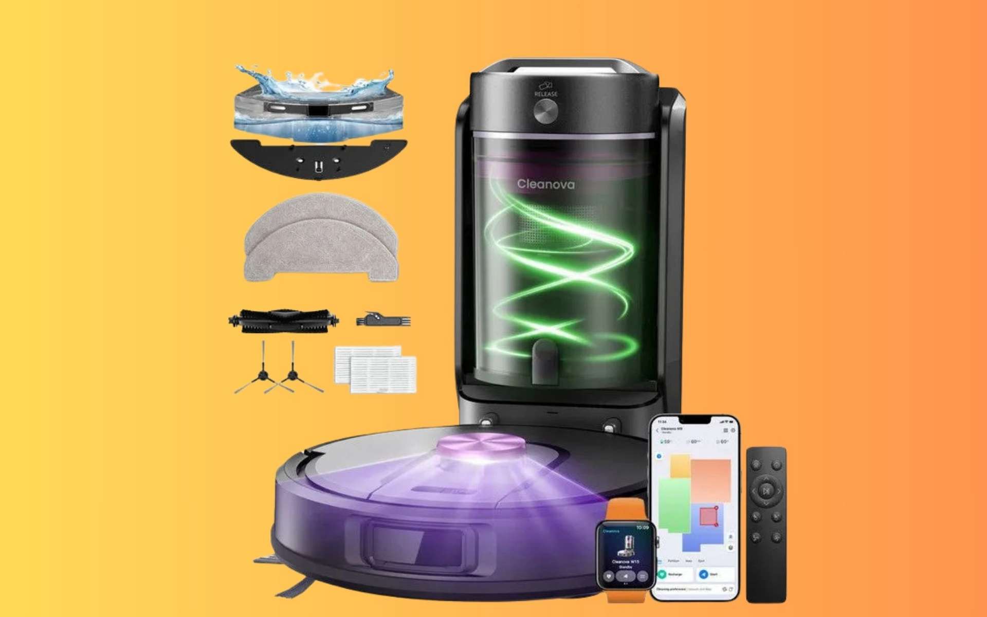Ce robot aspirateur laveur attaque la poussière, son prix chute durant les soldes