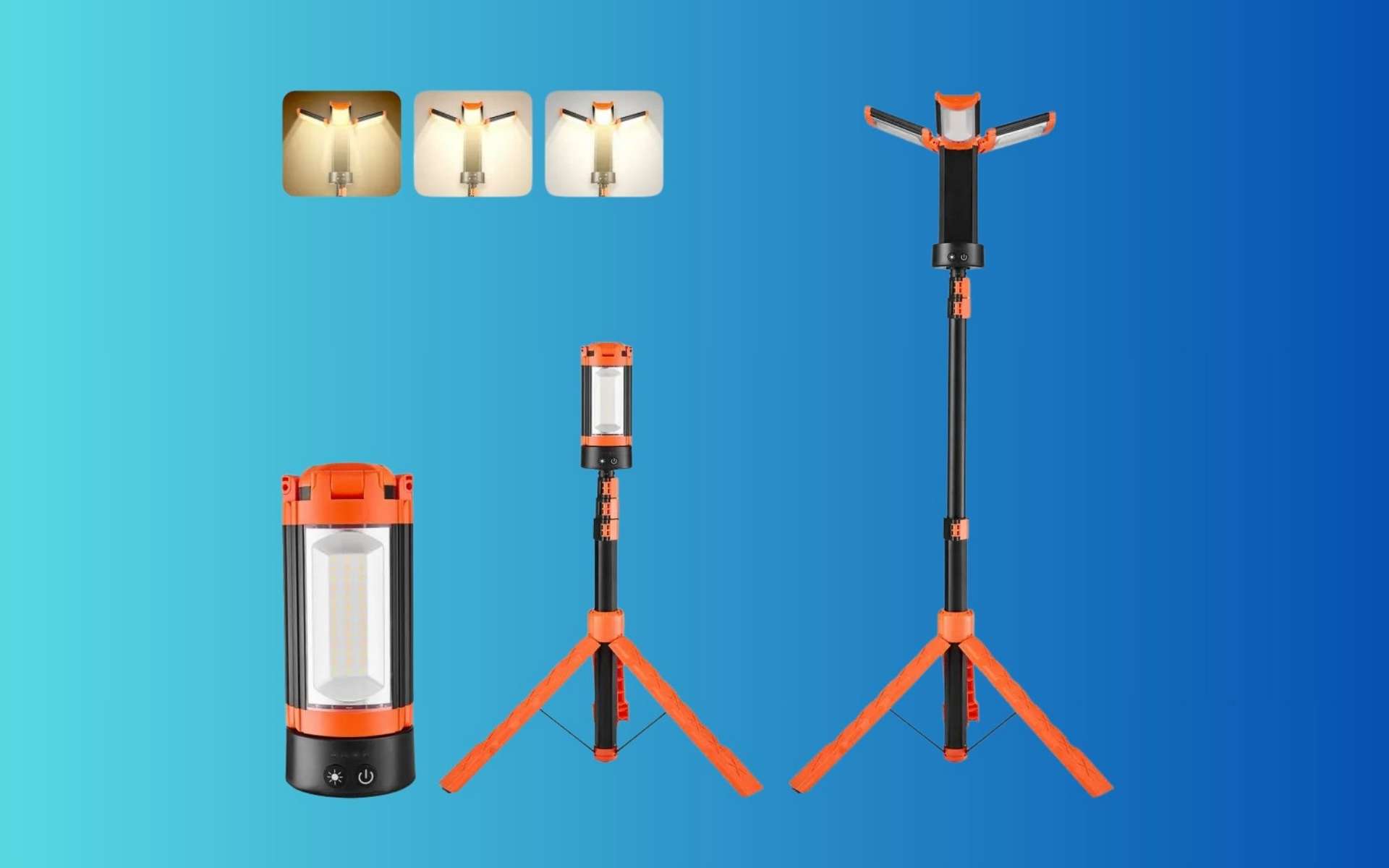 Chantier, bricolage, camping : VEVOR casse le prix de ce projecteur LED polyvalent !