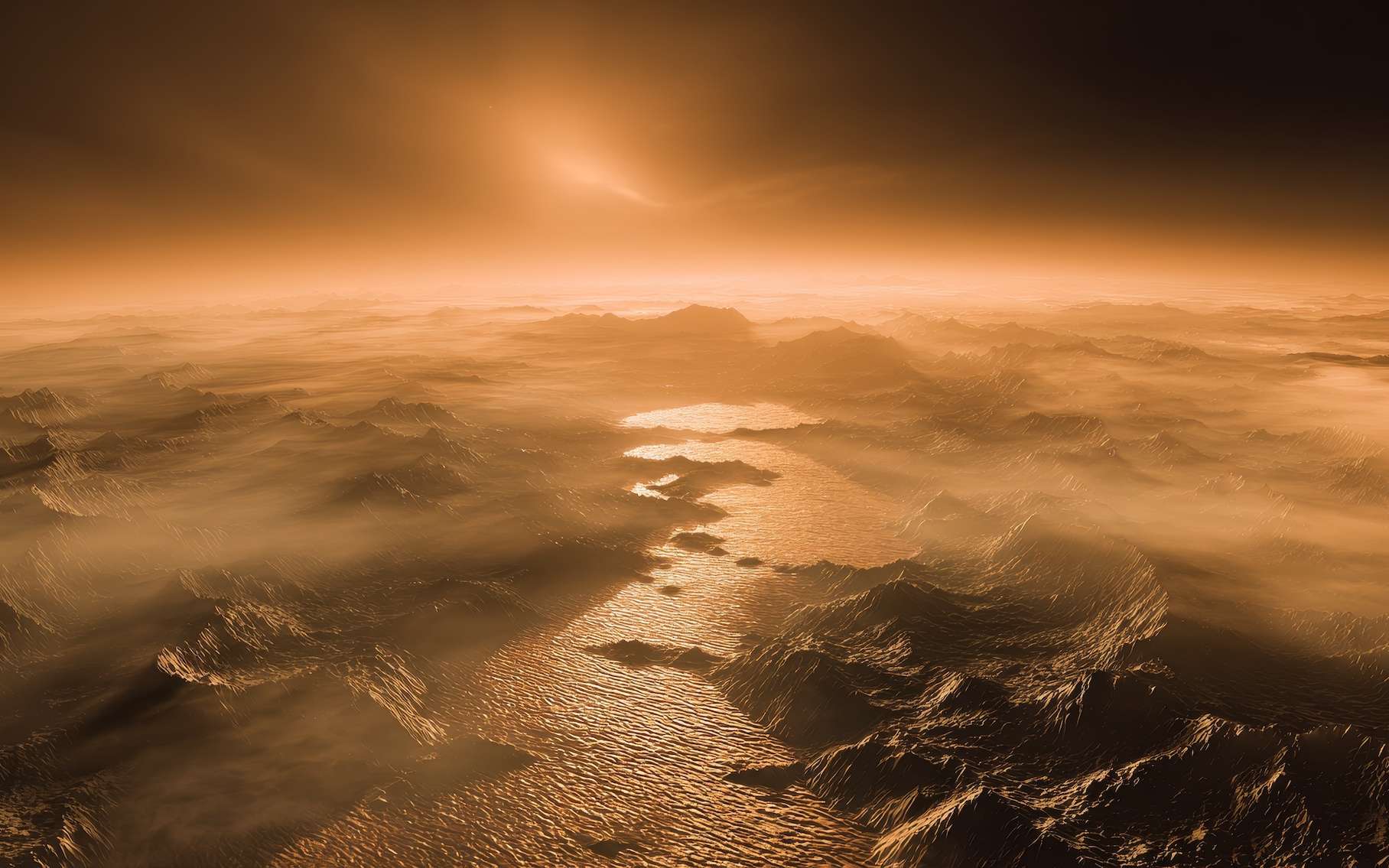 La plus grande lune de Saturne n’abriterait pas l’océan attendu, mais quelque chose de peut-être plus prometteur !