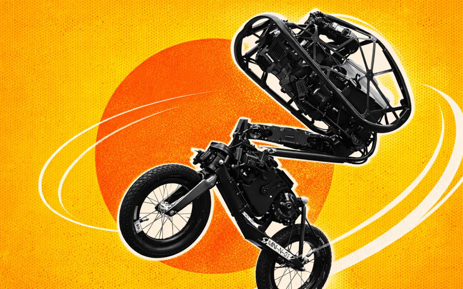 Un robot sur un vélo, déjà, c’était improbable… mais ce qu’il réussit ensuite l’est encore plus