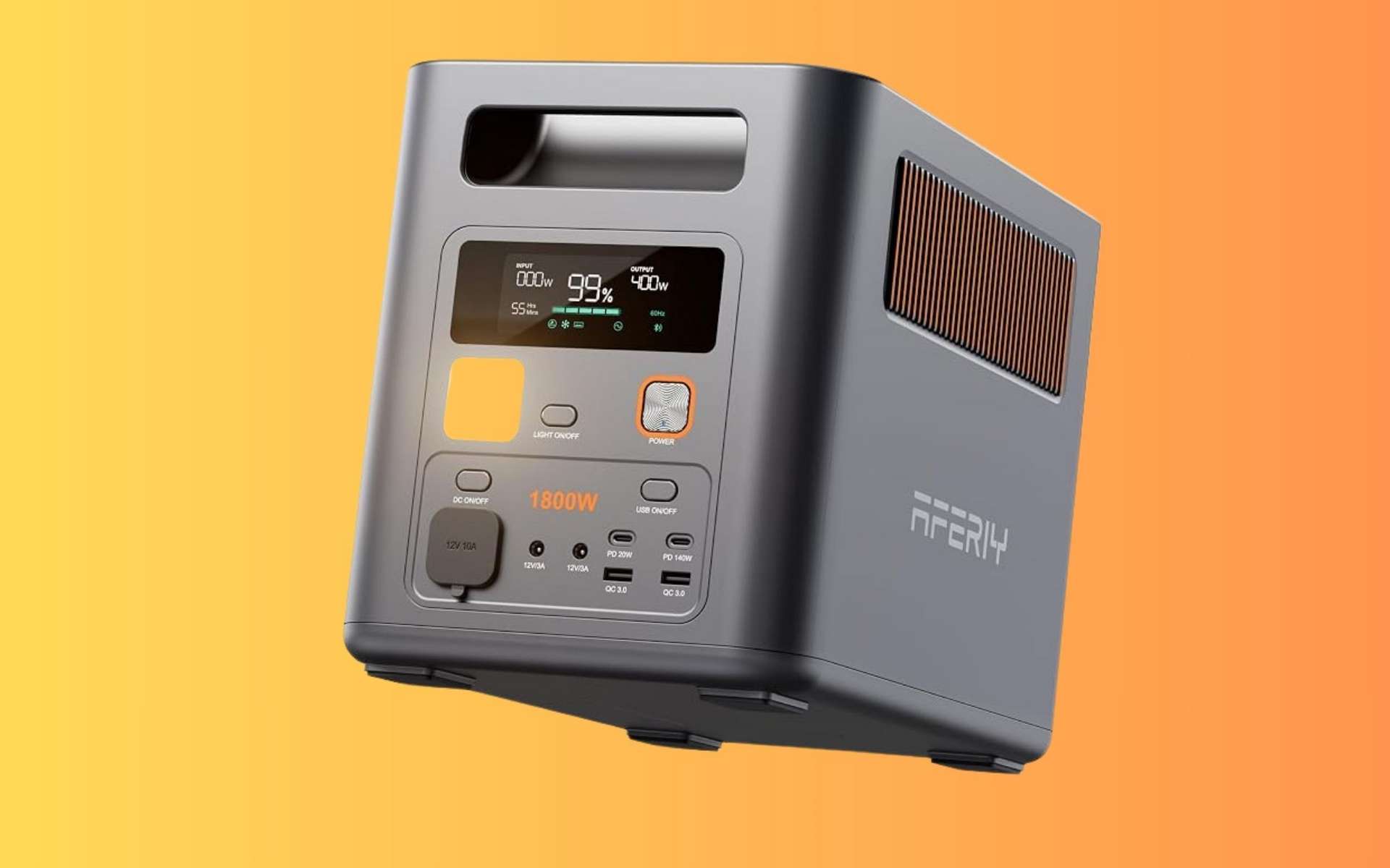 Cette station électrique AFERIY de 1 800 W passe sous les 500 ¬ chez Amazon
