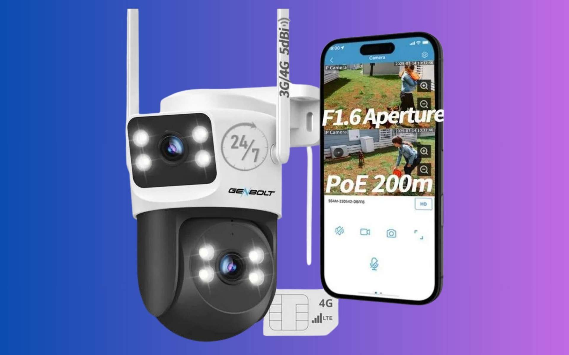 La caméra de surveillance sans Wi-Fi qui protège votre maison à prix cassé